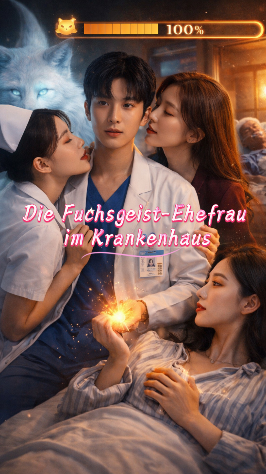 Fuchsgeist-Frau im Krankenhaus